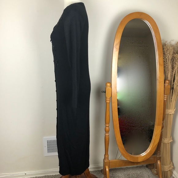 Carole Little Wool Long Sleeve Sweater Dress SP - Picture 5 of 8